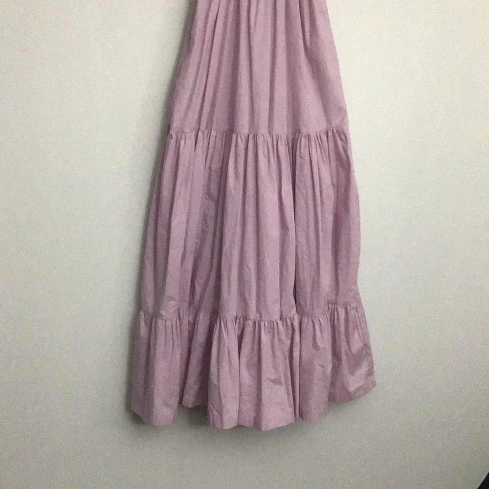 NWT ABERCROMBIE & FITCH Smocked Bodice Easy Maxi Dress Size XXSP Lavender